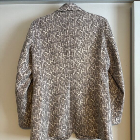 Love Token Faux Leather Snake Print Blazer size M - Picture 5 of 7